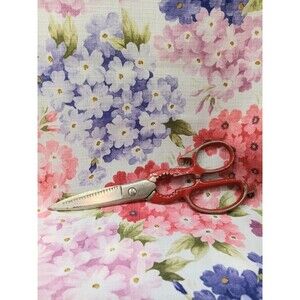 Vintage Kitchen Scissors Red